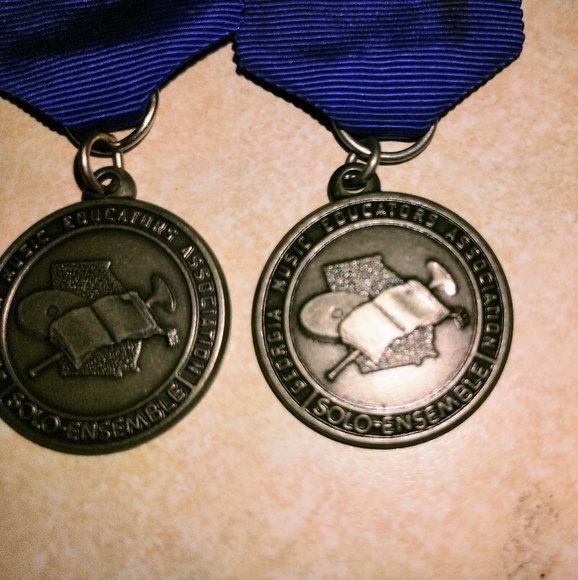 🎀 3 for 10.00 Georgia Music Educators Association Solo-Ensemble Medal Ribbon - Picture 3 of 3